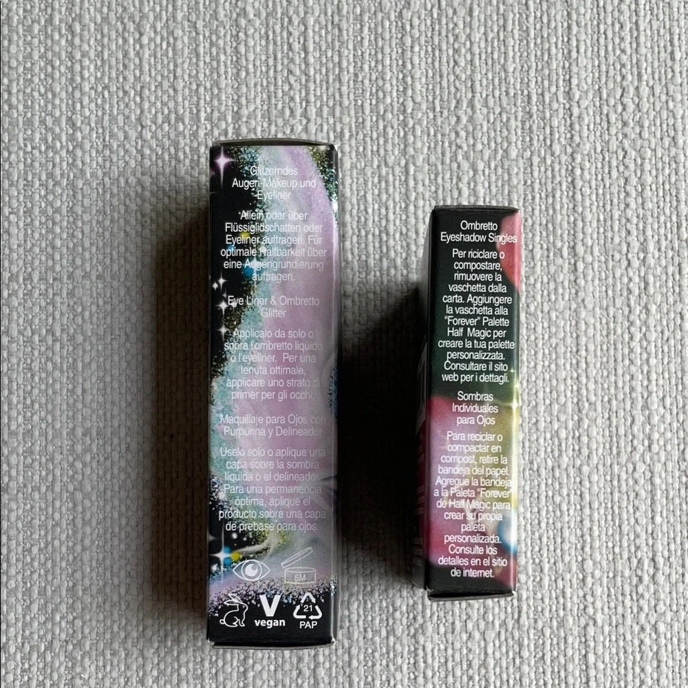 HALF MAGIC Glitter Pill - pretty puddle & possessed pearl eyeshadow single